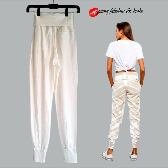 YOUNG FABULOUS & BROKE NEW GROOVE Ombre Banded Waist/Cuff Ankle Jogger XS - Picture 8 of 11